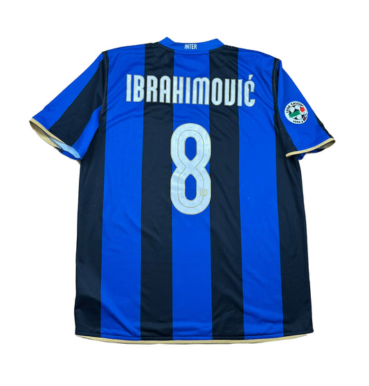 Inter 2008-09 "Ibrahimovic" Heim Trikot XL nike *signiert*