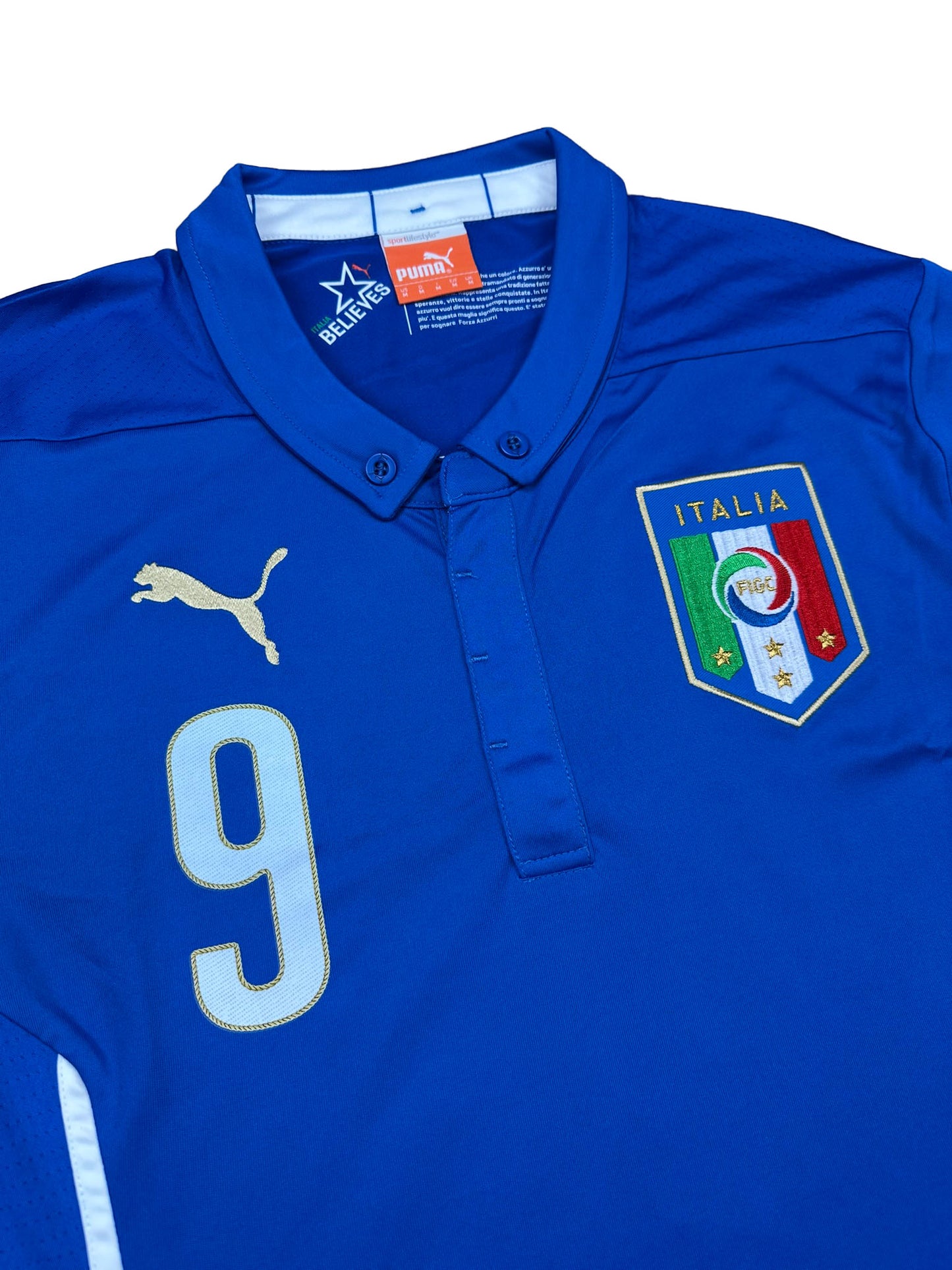 Italien 2014-15 "Balotelli" Heim Trikot M puma