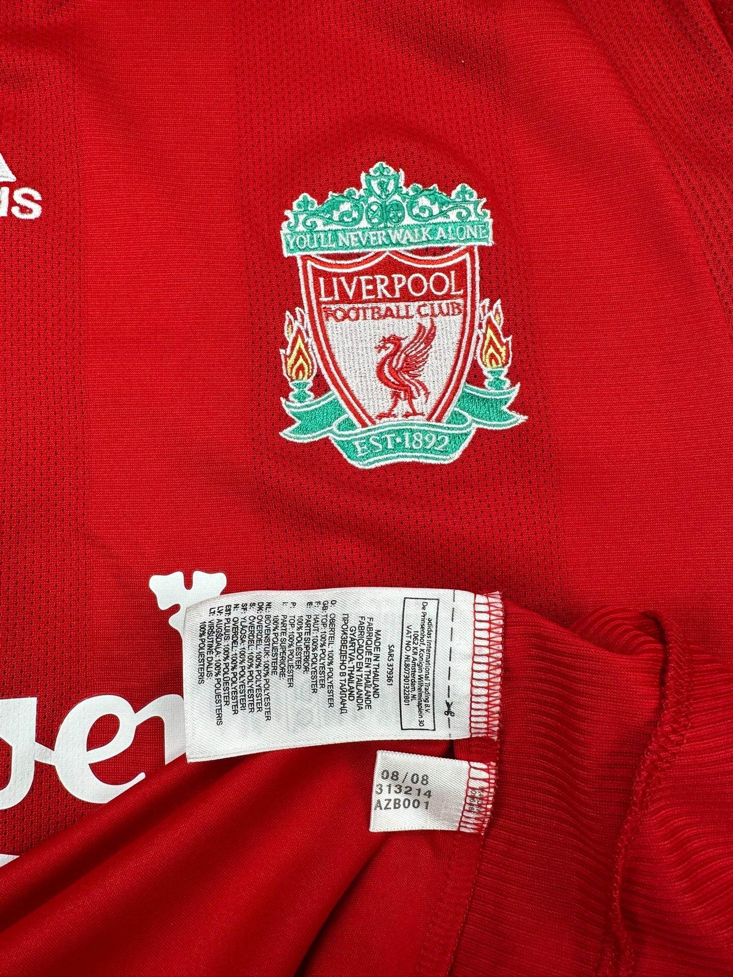 Liverpool 2008-10 "Torres" Heim Trikot XXL adidas