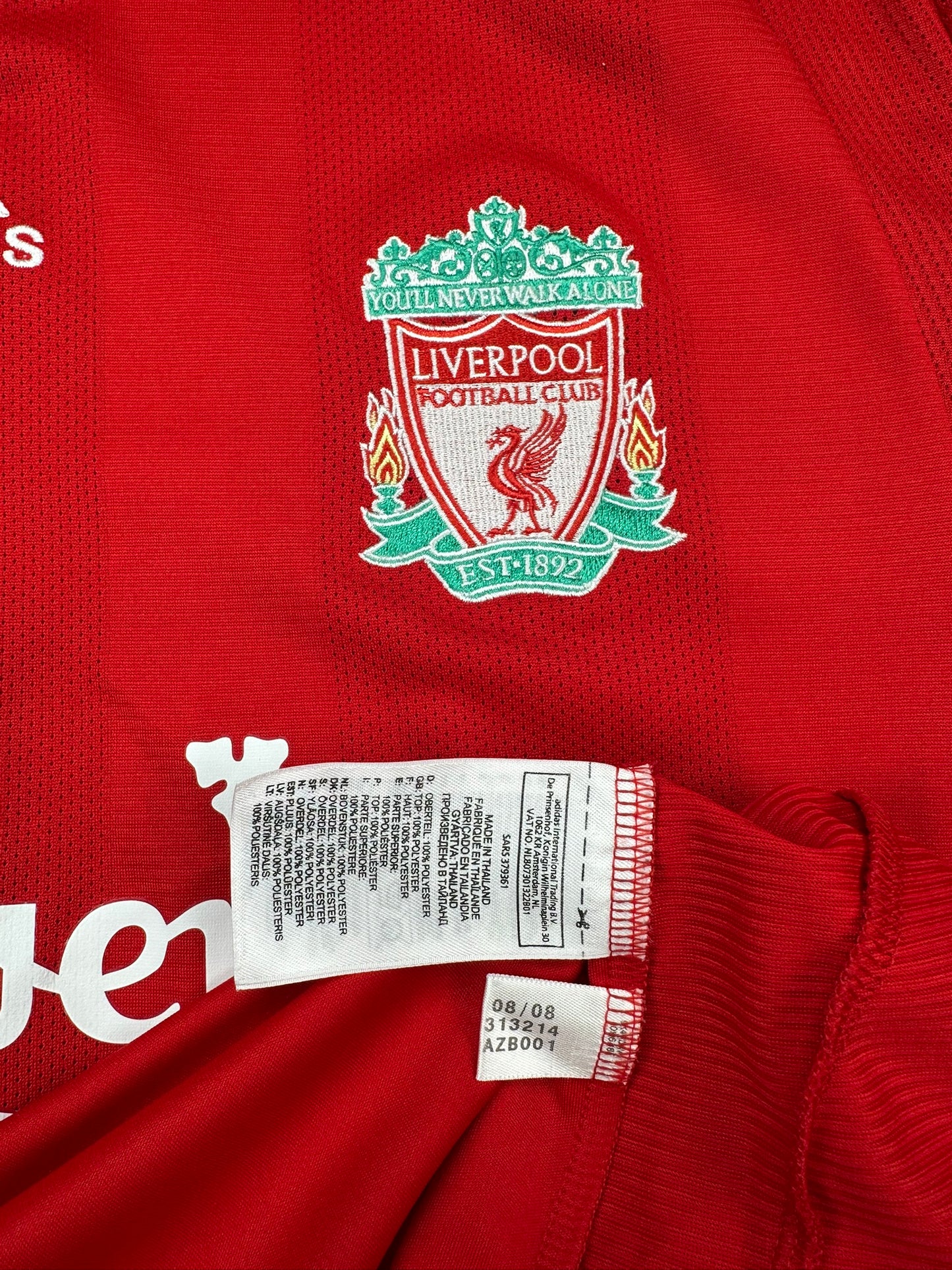 Liverpool 2008-10 "Torres" Heim Trikot XXL adidas