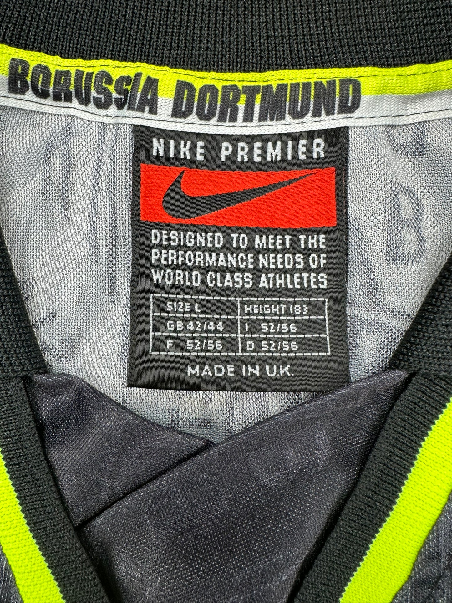 Borussia Dortmund 1996-97 Auswärts Trikot L nike BVB