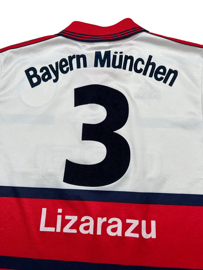 Bayern München 1998-00 "Lizarazu" Auswärts Trikot Gr.176 (wie S) adidas