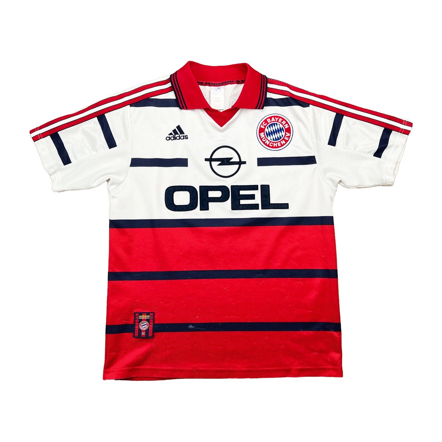 Bayern München 1998-00 "Lizarazu" Auswärts Trikot Gr.176 (wie S) adidas