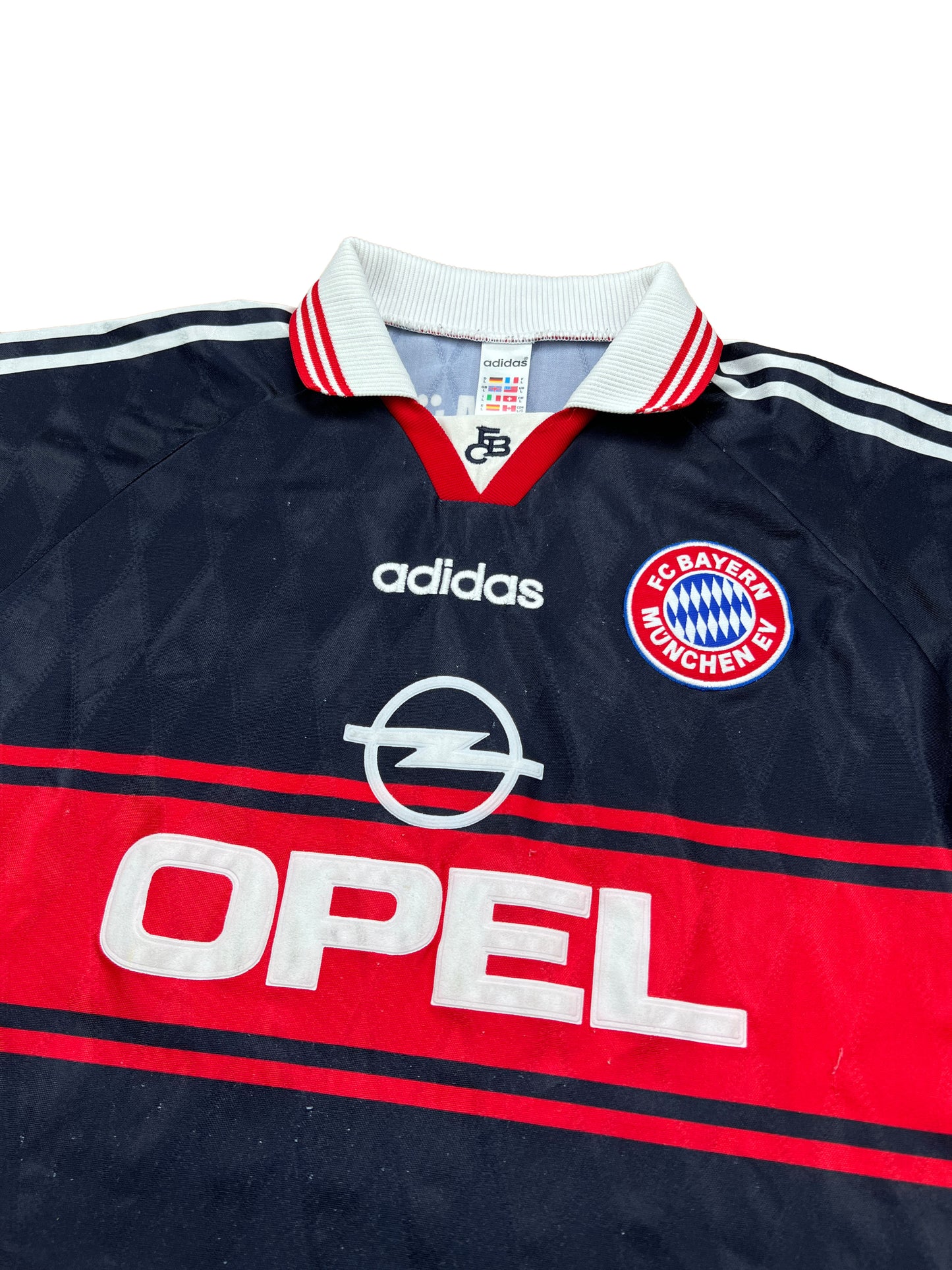 Bayern München 1997-99 "Basler" Heim Trikot L adidas