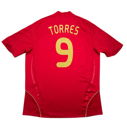 Spanien 2008-09 "Torres" Heim Trikot XL adidas