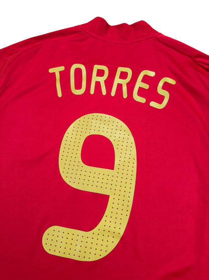 Spanien 2008-09 "Torres" Heim Trikot XL adidas