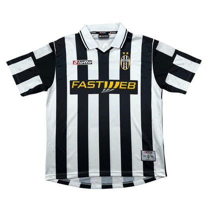 Juventus 2001-02 "Del Piero" Heim Trikot M lotto FASTWEB