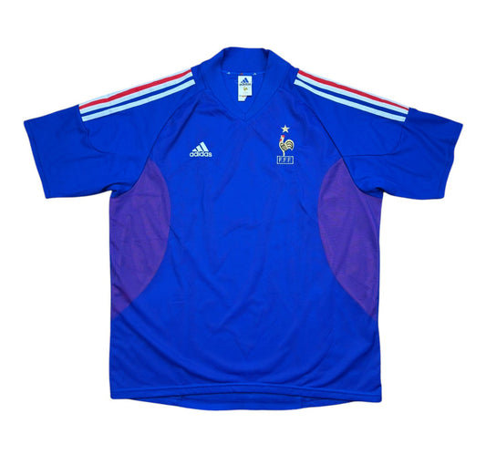 Frankreich 2002-04 Heim Trikot XL adidas