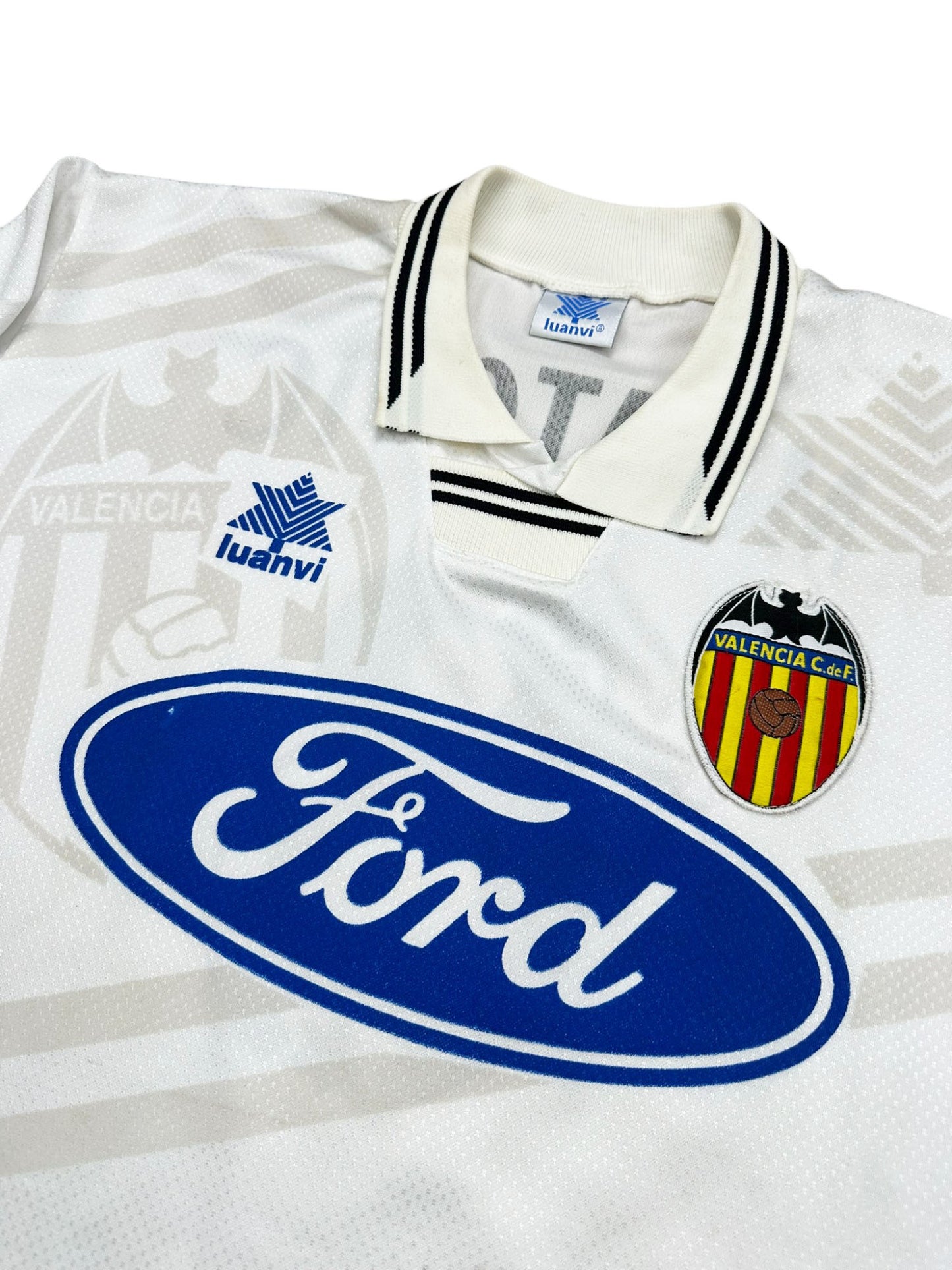 Valencia CF 1995-96 "Mijatovic" Heim Trikot M Iuanvi