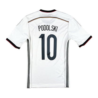 Deutschland 2014 "Podolski" Heim Trikot "S" Adidas