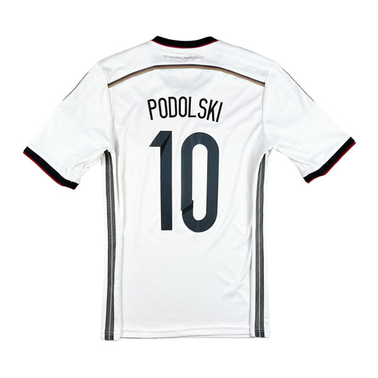 Deutschland 2014 "Podolski" Heim Trikot "S" Adidas