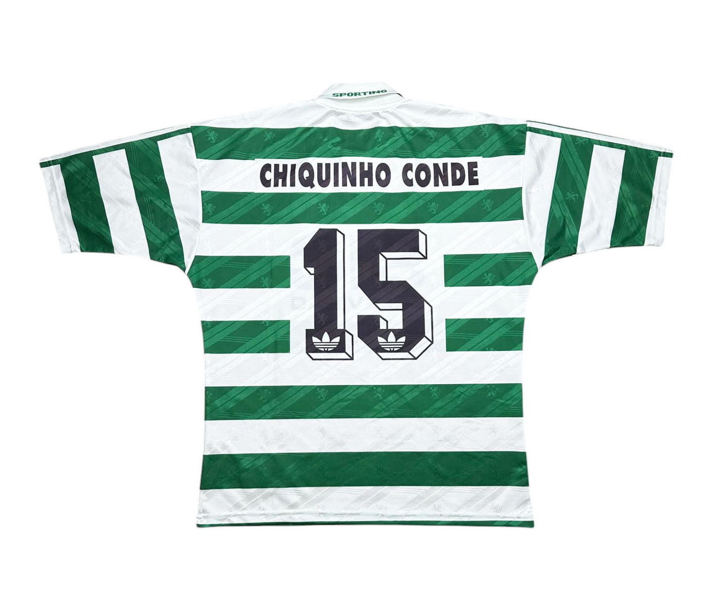 Sporting CP 1995-96 "Chiquinho Conde" Heim Trikot XL adidas *Spielertrikot*