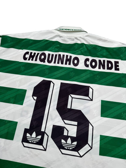 Sporting CP 1995-96 "Chiquinho Conde" Heim Trikot XL adidas *Spielertrikot*