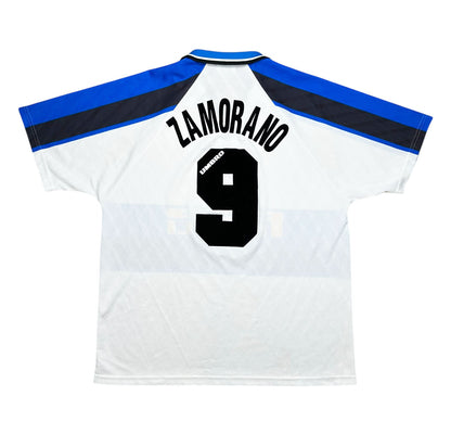 Inter Mailand 1996-97 "Zamorano" Auswärts Trikot XL umbro