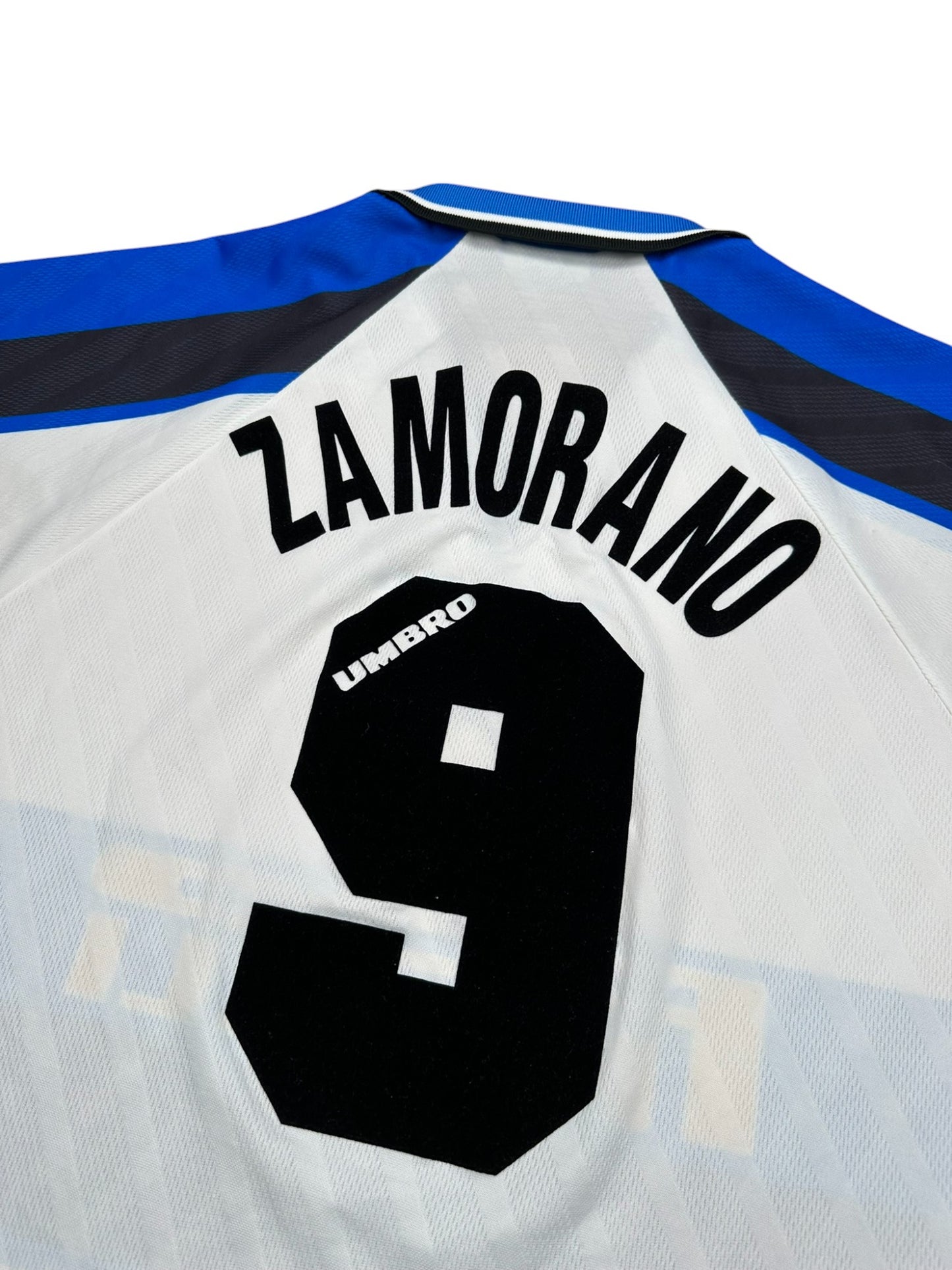 Inter Mailand 1996-97 "Zamorano" Auswärts Trikot XL umbro