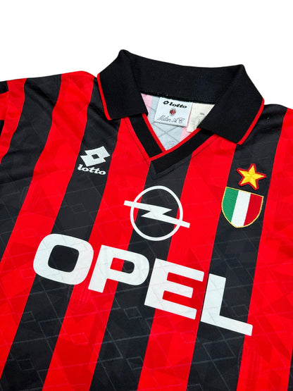 AC Mailand 1994-95 "Lentini" Heim Trikot XL lotto *Spielertrikot*