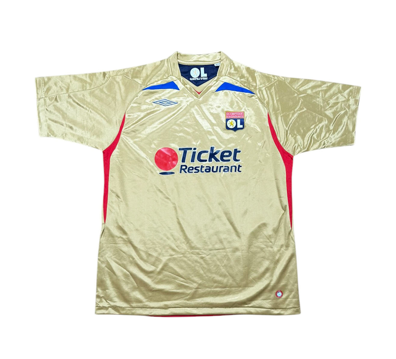 Olympique Lyonnais 2007-08 Auswärts Trikot L umbro