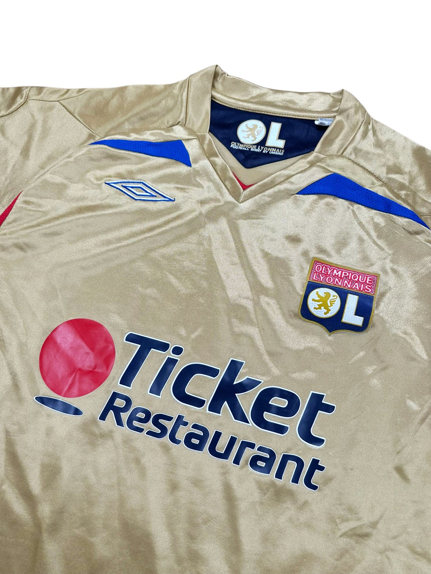 Olympique Lyonnais 2007-08 Auswärts Trikot L umbro