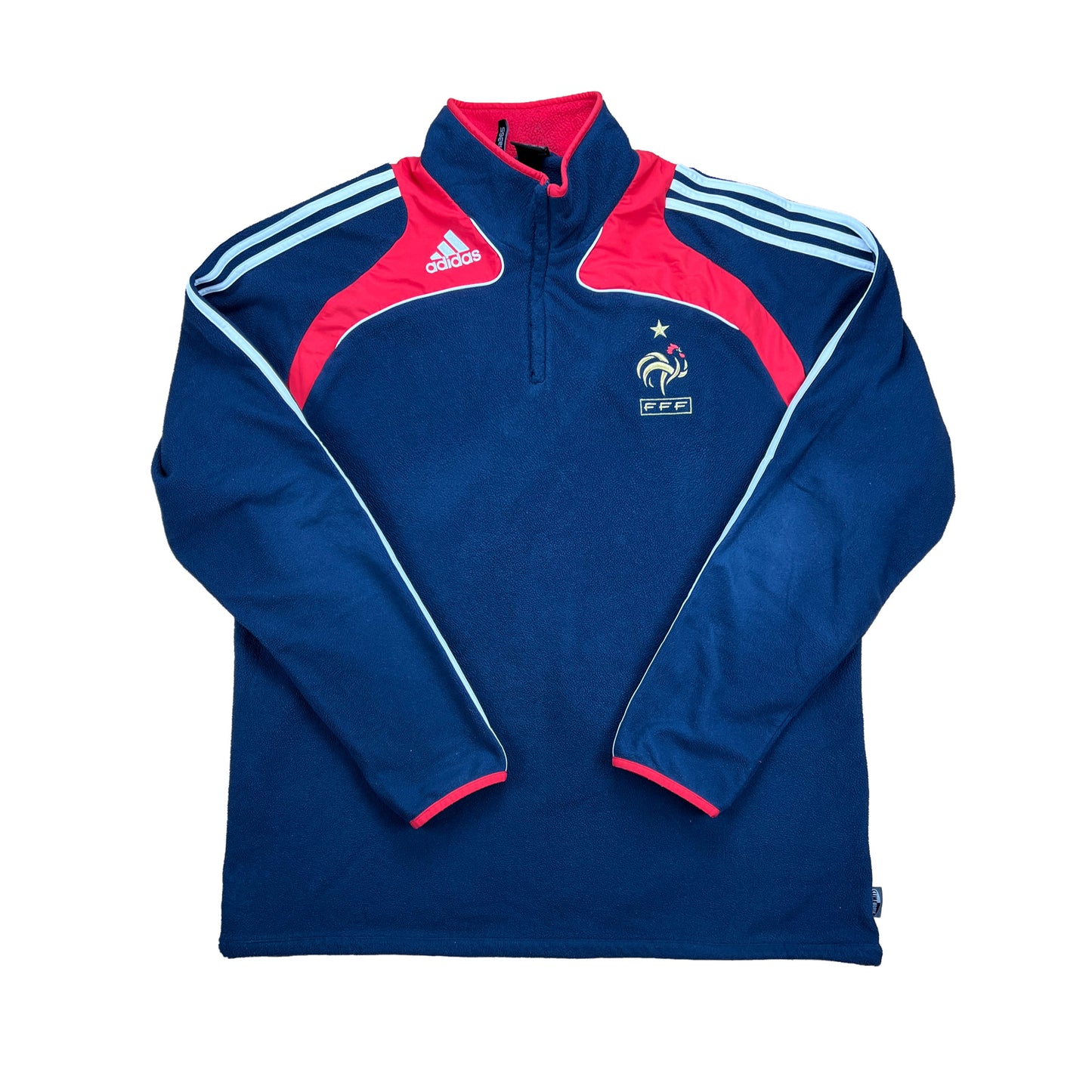 Frankreich 2009 Fleece 3/4 Zip Sweater XL adidas