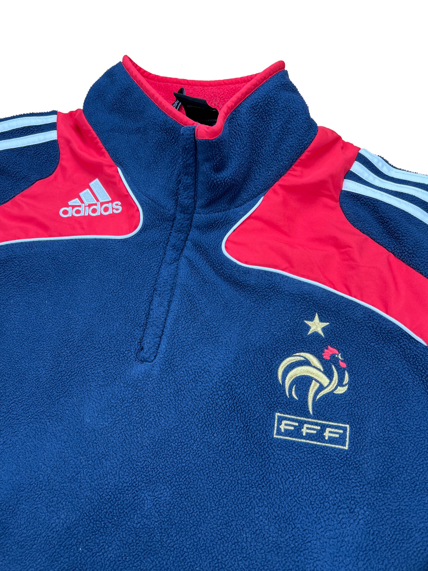 Frankreich 2009 Fleece 3/4 Zip Sweater XL adidas