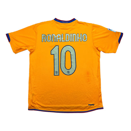 Barcelona 2006-07 "Ronaldinho" Auswärts Trikot L nike