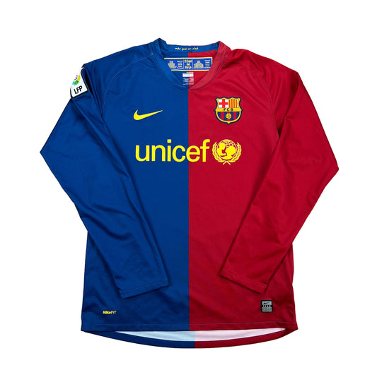 Barcelona 2008-09 Heim Trikot M langarm nike