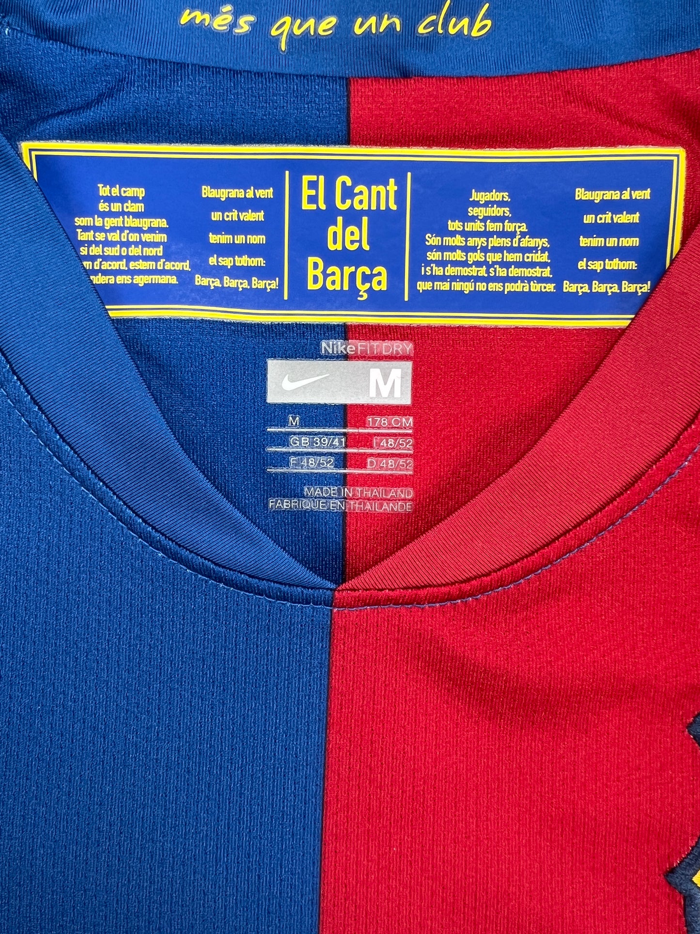 Barcelona 2008-09 Heim Trikot M langarm nike