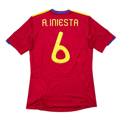 Spanien 2009-10 "Iniesta" Heim Trikot M adidas