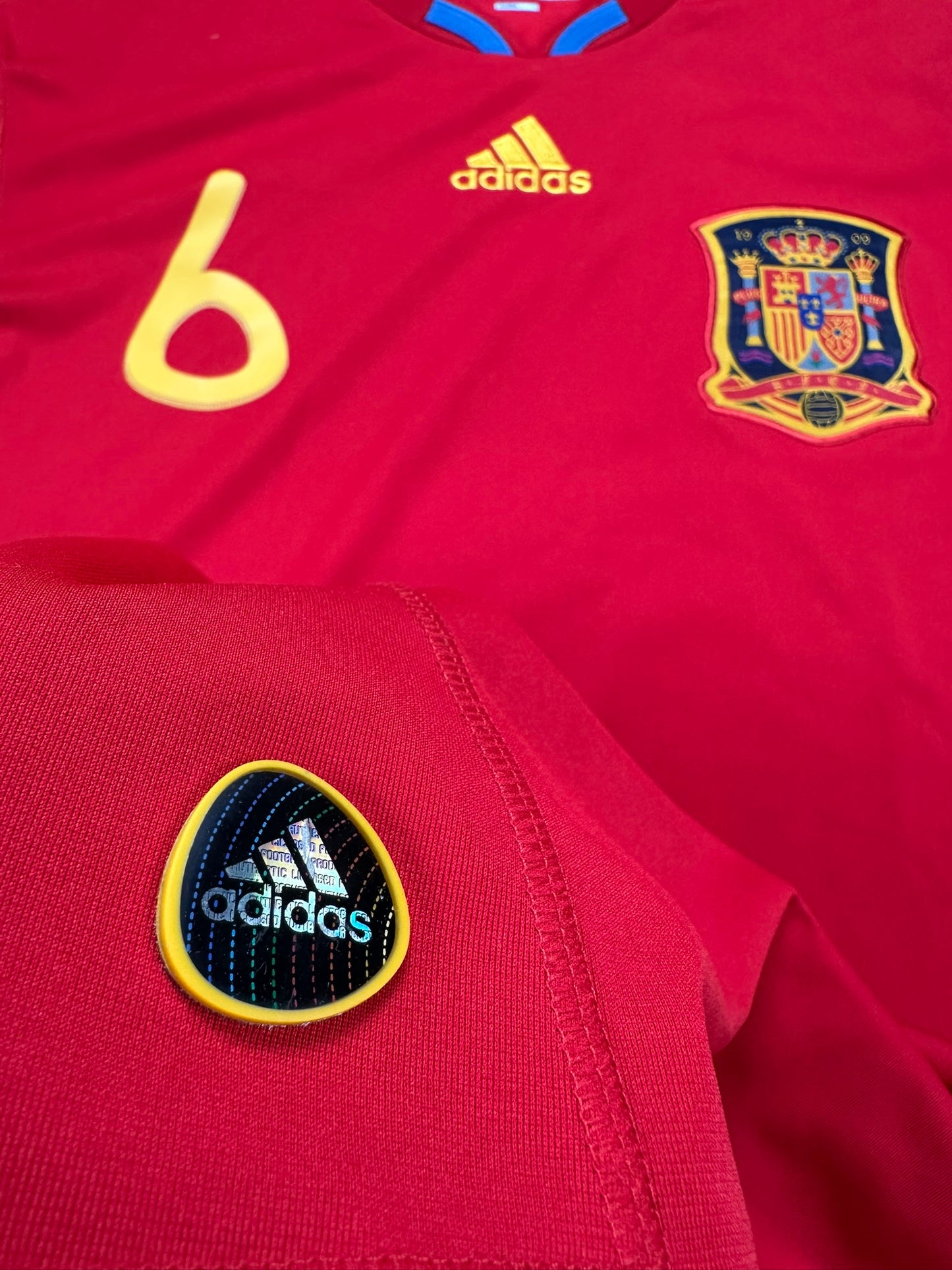 Spanien 2009-10 "Iniesta" Heim Trikot M adidas