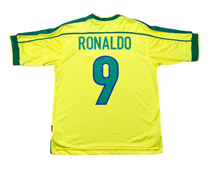 Brasilien 1998-00 "Ronaldo" Heim Trikot S nike