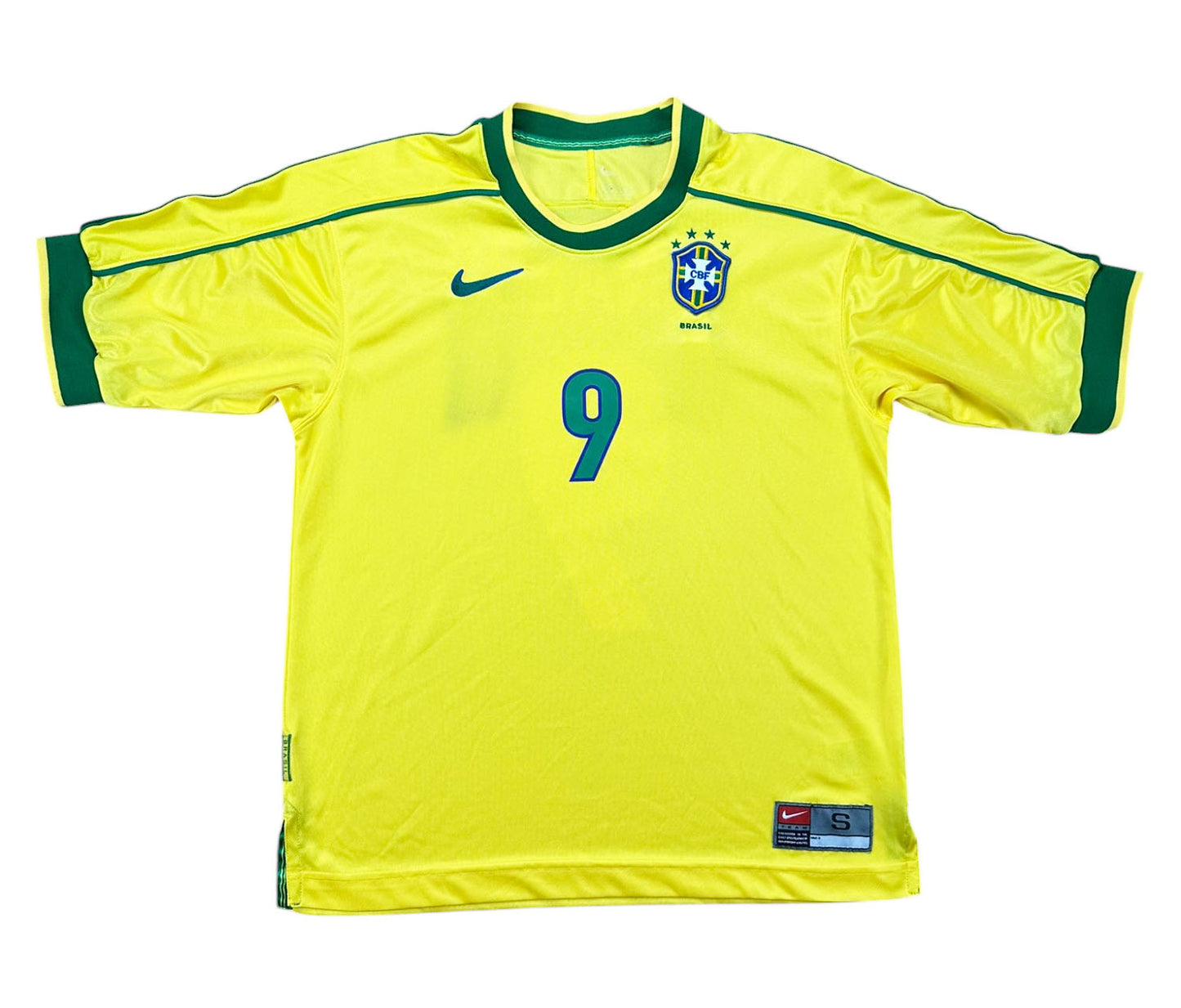 Brasilien 1998-00 "Ronaldo" Heim Trikot S nike