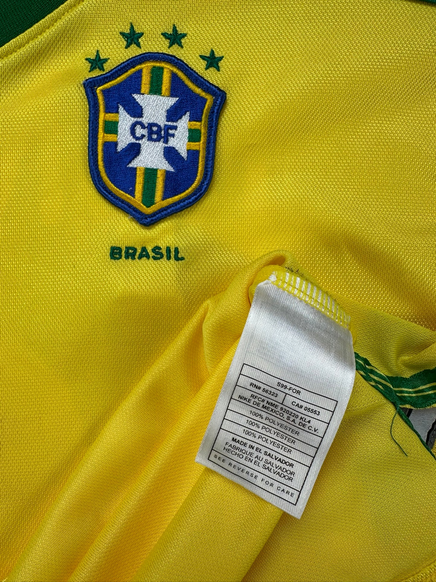 Brasilien 1998-00 "Ronaldo" Heim Trikot S nike