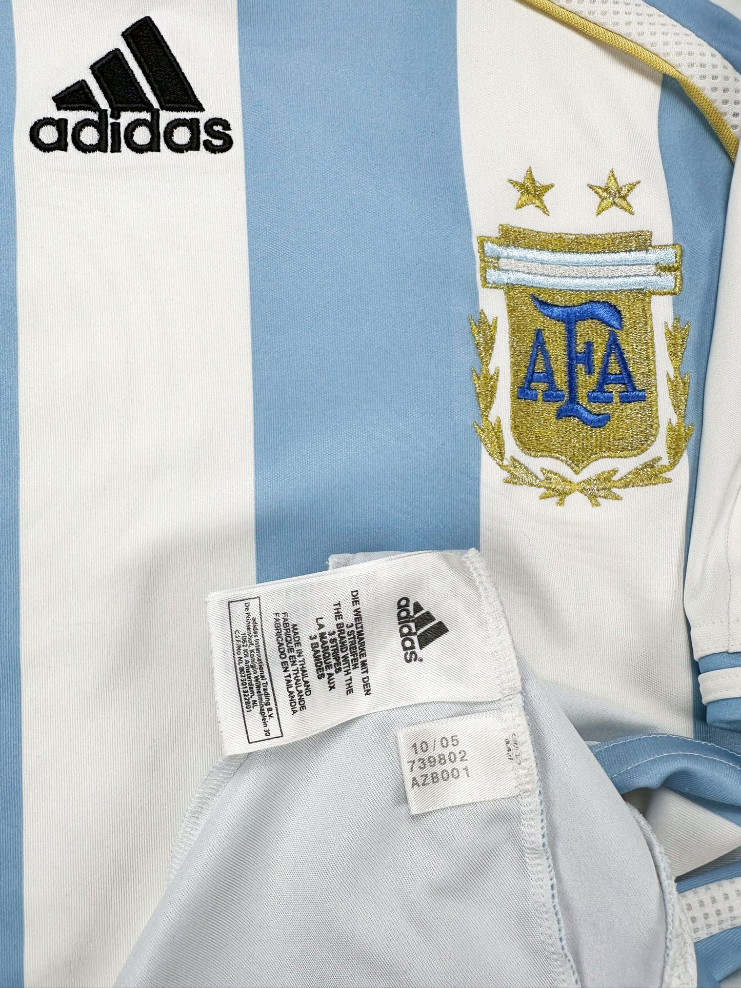 Argentinien 2006-08 "Messi" Heim Trikot L adidas