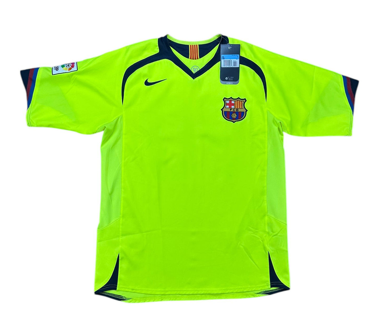 FC Barcelona 2005-06 "Messi" Auswärts Trikot M nike total 90