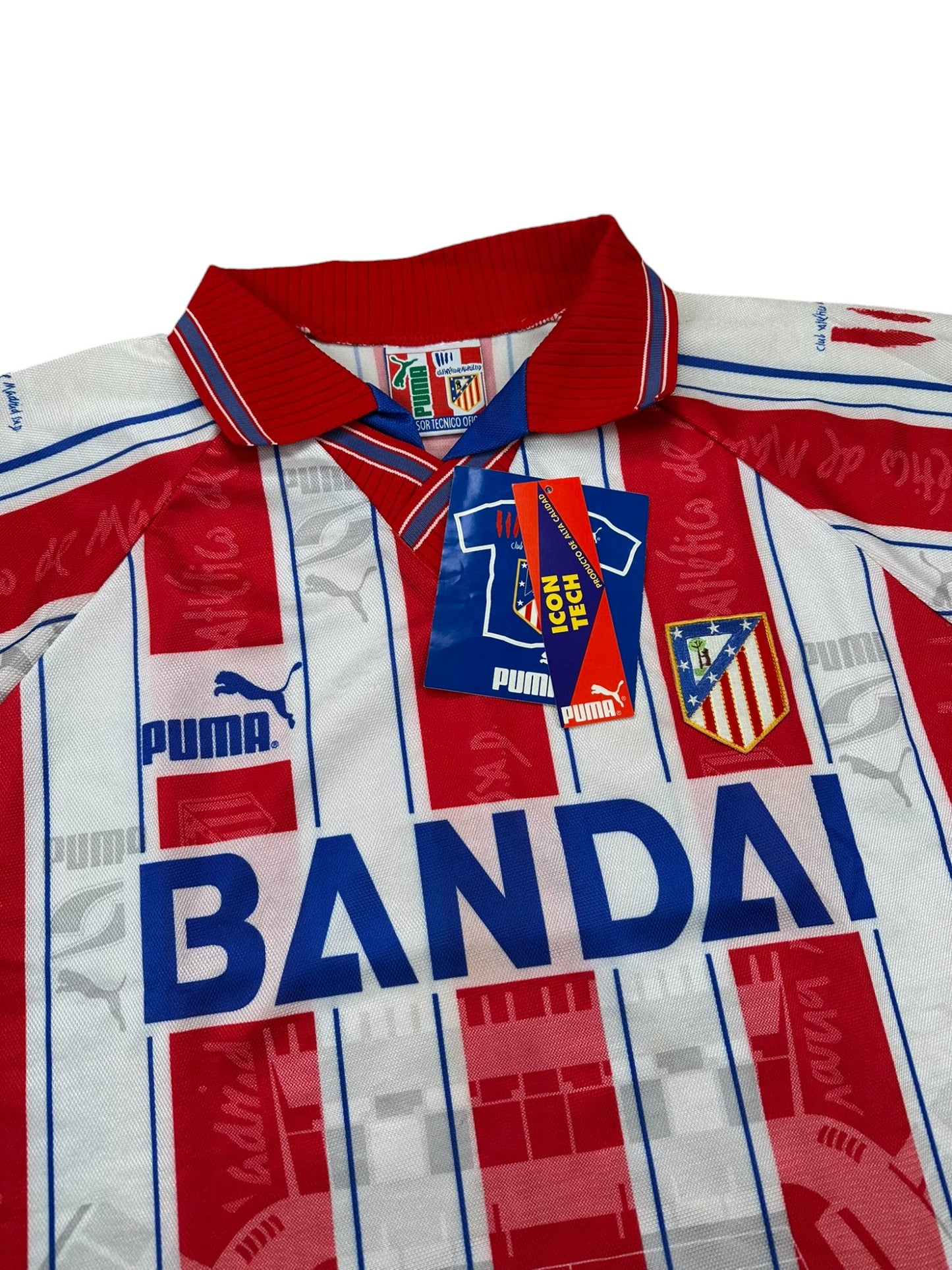 Atletico Madrid 1996-97 Heim Trikot L puma