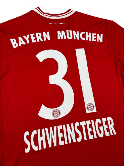 FC Bayern München 2013-14 "Schweinsteiger" Heim Trikot S adidas