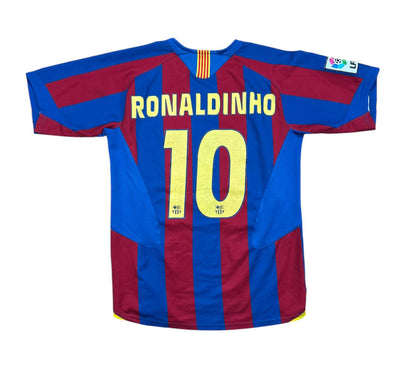 FC Barcelona 2005-06 "Ronaldinho" Heim Trikot XXS nike total 90