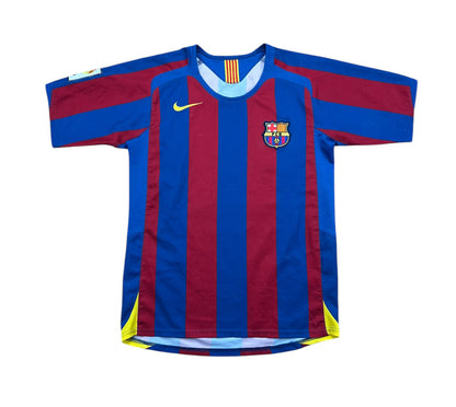 FC Barcelona 2005-06 "Ronaldinho" Heim Trikot XXS nike total 90