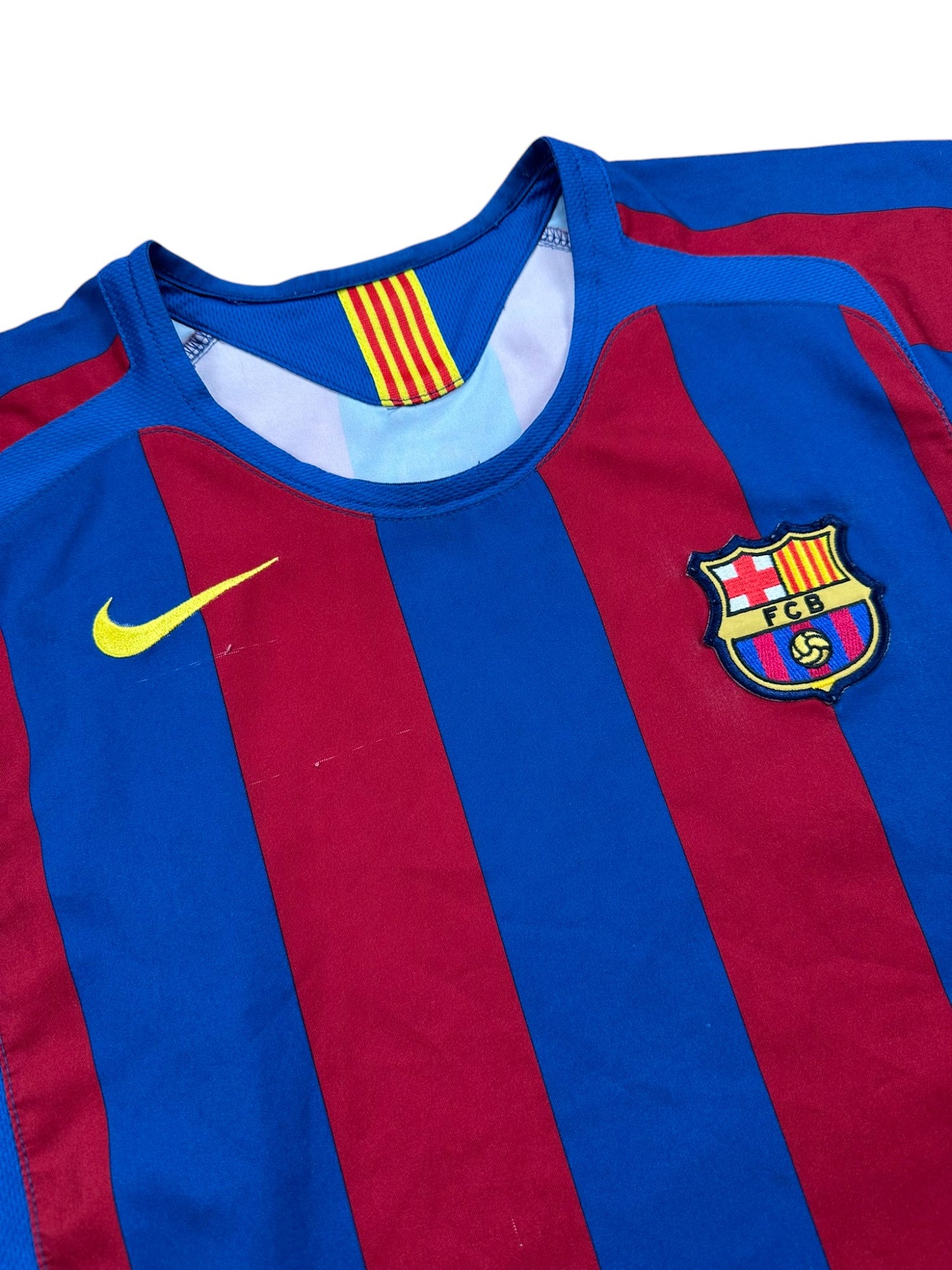 FC Barcelona 2005-06 "Ronaldinho" Heim Trikot XXS nike total 90