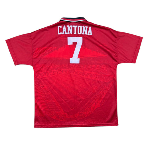 Manchester United 1994-96 "Cantona" Heim Trikot XL Umbro