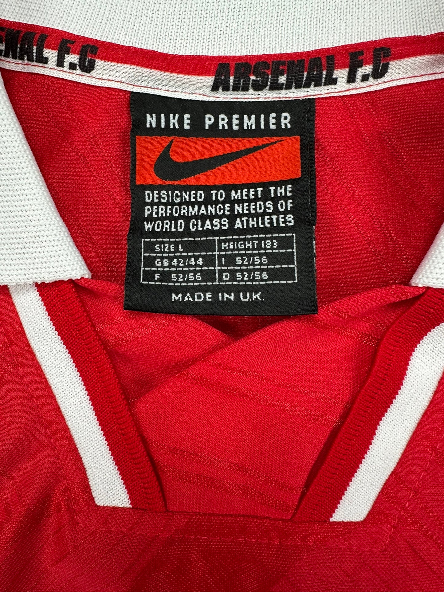 Arsenal 1996-98 Heim Trikot L nike