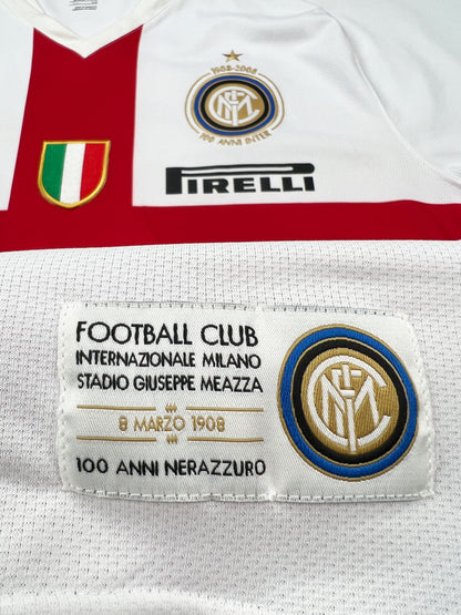 Inter Mailand 2007-08 "Suazo" Auswärts Trikot XXL nike *100 Jahre*