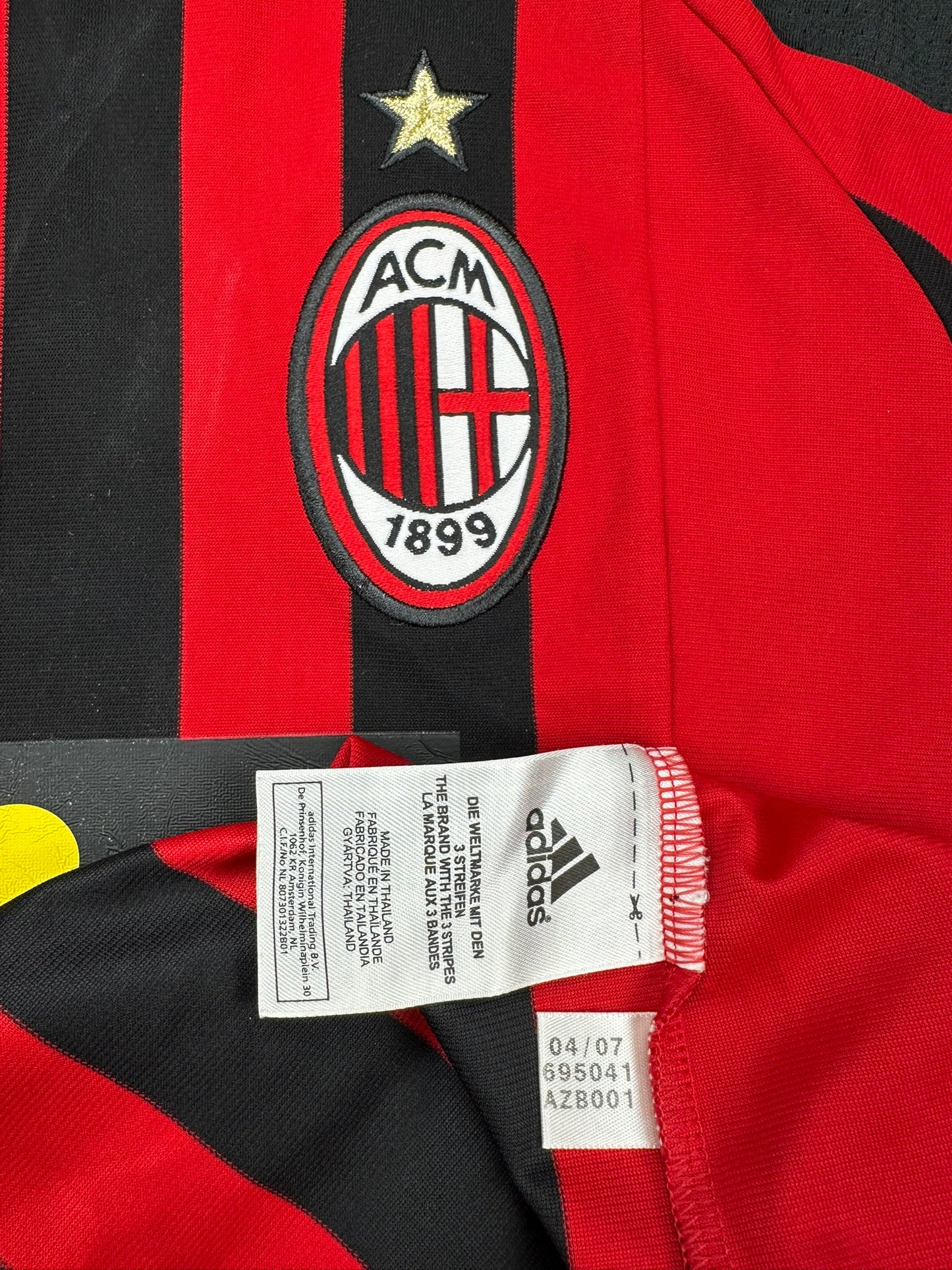 AC Mailand 2007-08 "Kaká" Heim Trikot M adidas