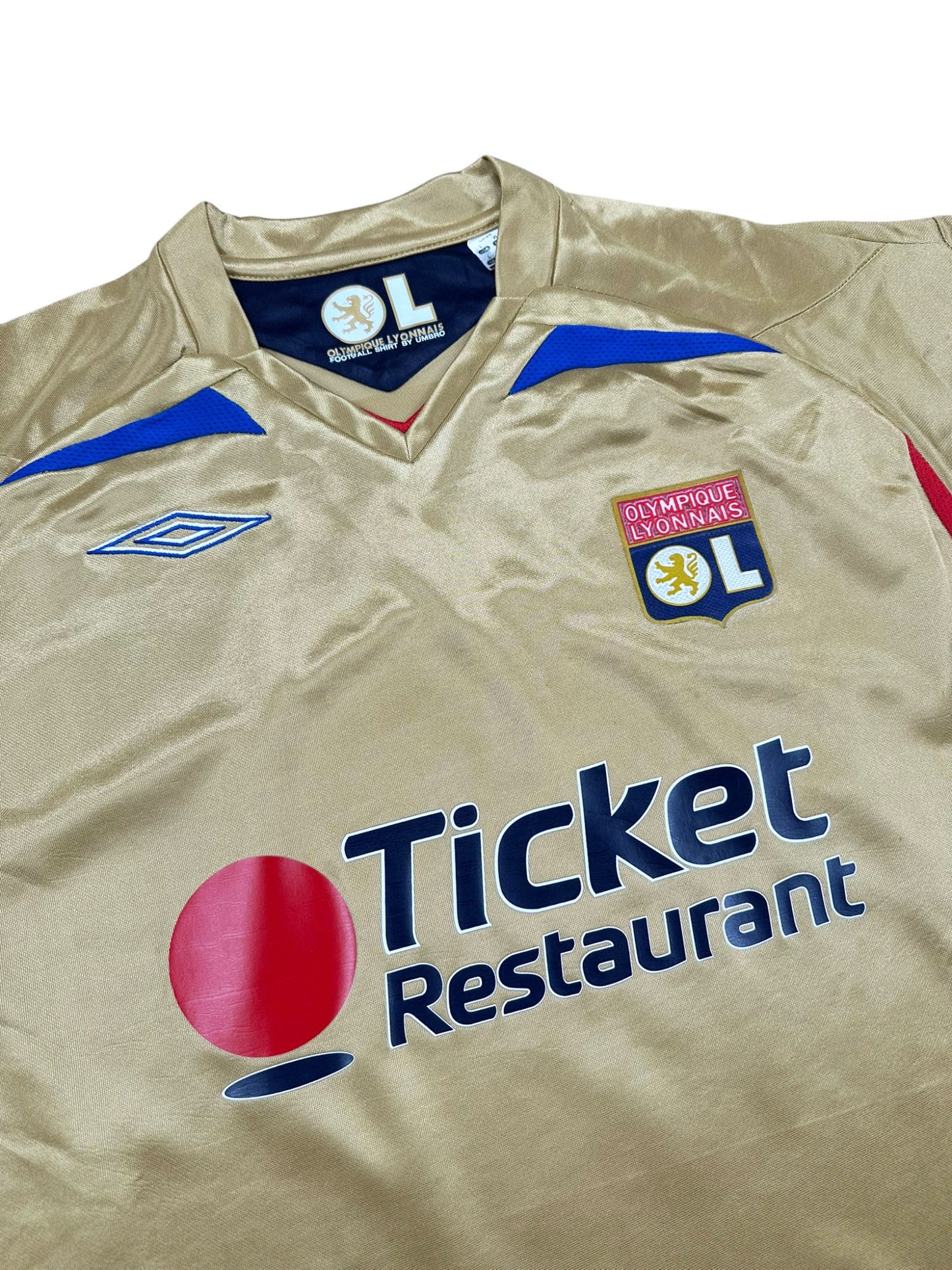 Olympique Lyonnais 2007-08 "Juninho" Auswärts Trikot L umbro