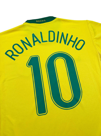 Brasilien 2006 "Ronaldinho" Heim Trikot "M" nike