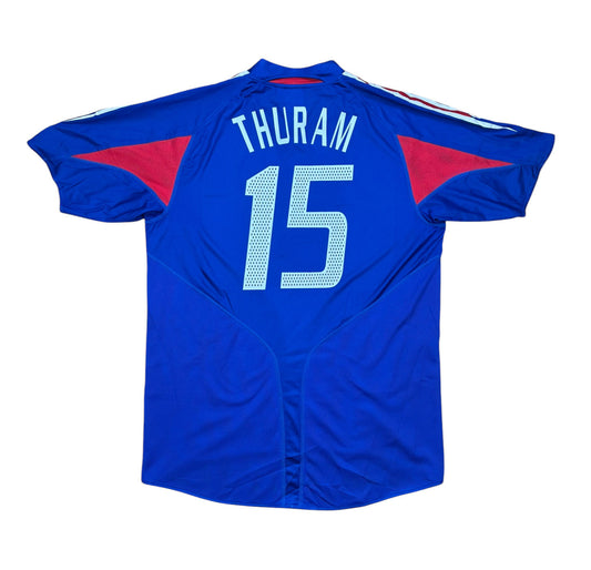 Frankreich 2004-06 "Thuram" Heim Trikot L adidas