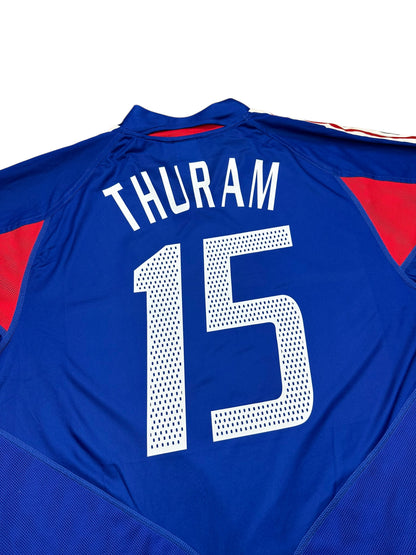 Frankreich 2004-06 "Thuram" Heim Trikot L adidas