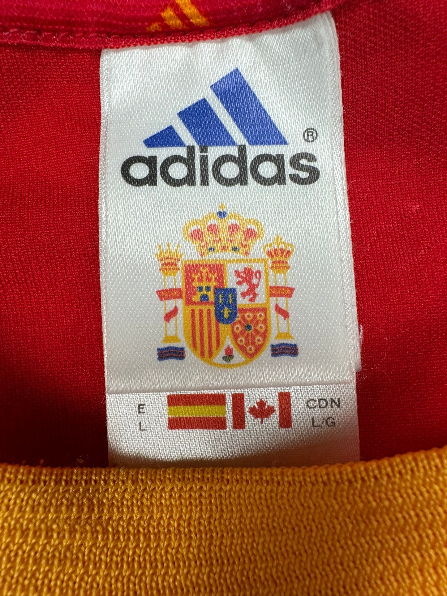 Spanien 2002-04 "Morientes" Heim Trikot L adidas