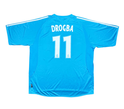 Olympique Marseille "Drogba" 2003-04 Auswärts Trikot XL adidas