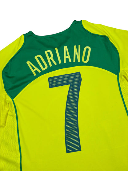 Brasilien 2004 "Adriano" Heim Trikot "XL" nike Total 90